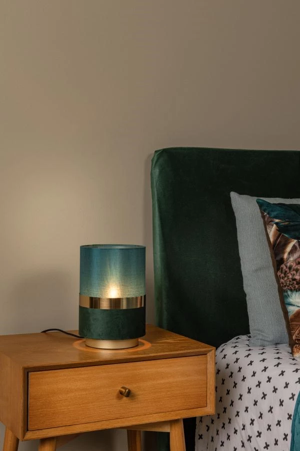 Lucide EXTRAVAGANZA TUSSE - Table lamp - Ø 15 cm - 1xE14 - Green - atmosphere 1